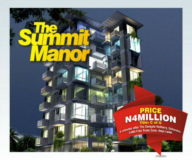 The Summit Manor estate Ibeju Lekki