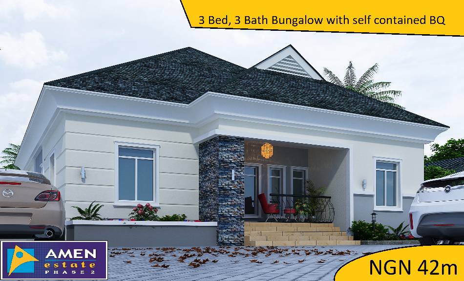 Amen estate phase 2 3 bedroom bungalow