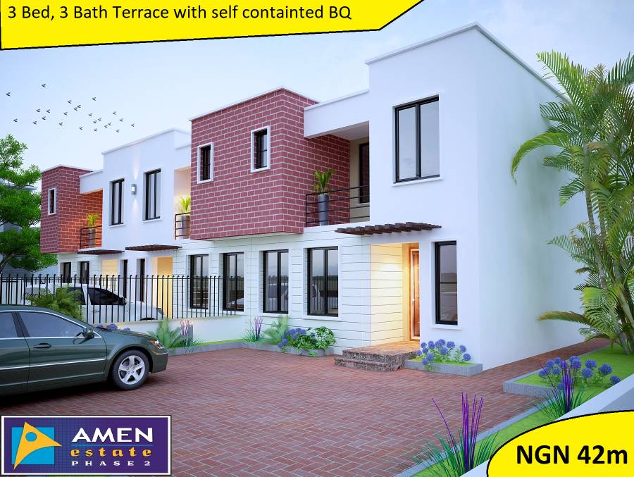 Amen Estate phase 2 three bedroom terrace house