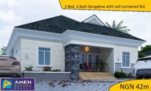 Three Bedroom Bungalow House for sale in Amen Estate Phase 2